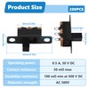 200 pieces mini slide switch, 3 in 2 position slide