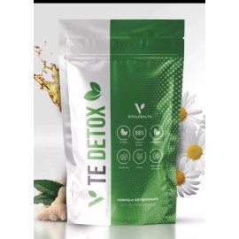100% Pure TE DETOX by Vitalhealth - Herbal Detox Drink 1 Pack Makes 1 Gallon