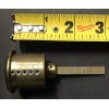 MEDECO HIGH SECURITY RIM CYLINDER PART # 10-0300N-02 BRASS IN