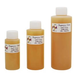 Golden Musk Fragrance Oil - 3 Bottles 0.33 Fl Oz Glass Roll On (10ml)