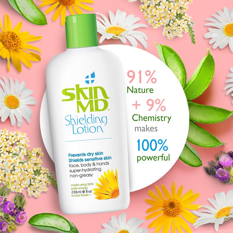 Skin MD Shielding Lotion - 4oz Hydrating Body Lotion for