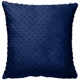 Baby Doll Bedding Heavenly Soft 2 Piece Crib Throw Pillow Cover, Navy