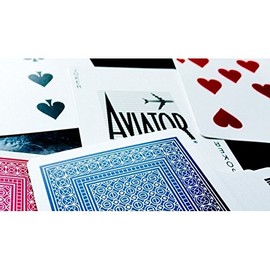 USPCC Aviator (12 Decks Pack) by US Playing Cards Company, 6 Red + 6 Blue