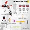 ZOSANY HVLP Air Spray Gun Kit, Automotive Gravity Feed Paint