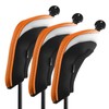 Andux Golf Hybrid Club Head Covers Short Neck with Dial