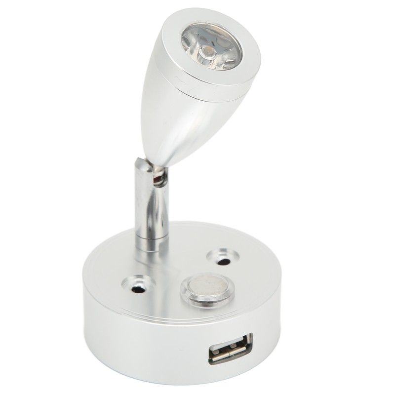 10V‑30V RV Reading Light LED Spotlight Bedside Lamp 3500K Warm