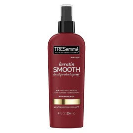 Tresemmé Heat Protect Spray with Marula Oil, Keratin Smooth for 5-in-1 Anti-Frizz Control 8 Oz