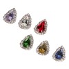 30pcs Sew On Rhinestones 6 Colors DIY Handcraft Glass Rhinestone
