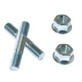 RLECS 1 Set M8 Bar Stud Nut Pair Super Bars Studs Nuts Replacement for Chainsaw 4500 5200 5800 45Cc 52Cc 58Cc