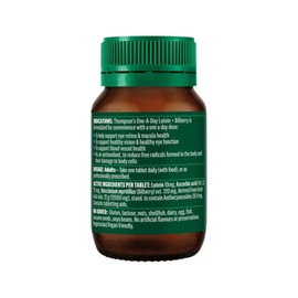 Thompson’s One-A-Day Lutein + Bilberry 30 Tablets