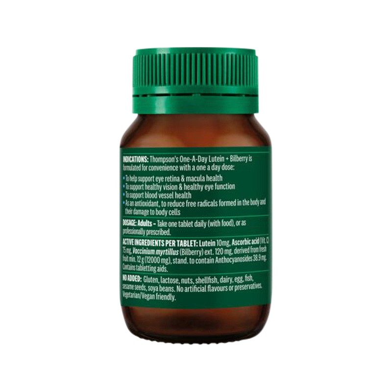 Thompson’s One-A-Day Lutein + Bilberry 30 Tablets
