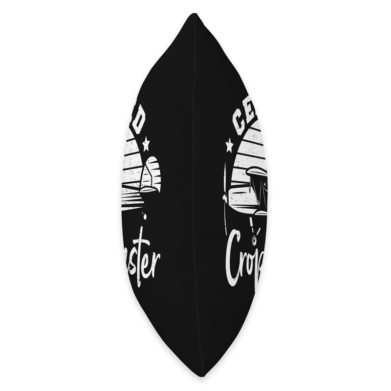 Crop Dusting: Certified Crop Duster - Farmer Throw Pillow