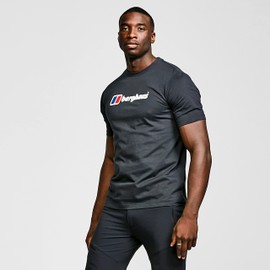 Berghaus Men's Organic Classic Logo T-Shirt, Black, S