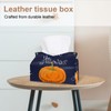 2 Pack Tissue Box Cover Holder, Dinosaurs Rectangle Leather Tissue
