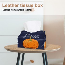 2 Pack Tissue Box Cover Holder, Dinosaurs Rectangle Leather Tissue Case, Decorative Organizer for Tabletop, Bathroom, Car, Office