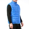 Alpine Swiss Clark Mens Lightweight Down Alternative Vest Jacket Blue
