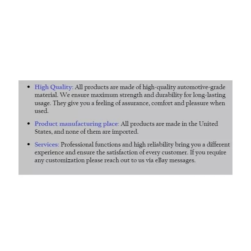 HandMade 2015-2019 Ford F150 Lariat NEW LEATHER Black Center Console