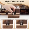 EFUTURETIME Tamper Station 51-54 mm Espresso Tamper Station Walnut Wood