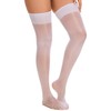 Lidogirl Thigh High Stocking Hosiery Sheer Pantyhose 022 White
