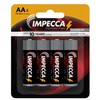 Impecca Double A Batteries (4 Pack) High Performance 1.5 Volt