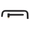 Shower Head Extension with Flange S Shape Shower Arm Wall