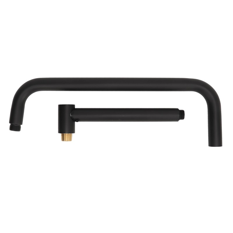 Shower Head Extension with Flange S Shape Shower Arm Wall