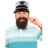 Captain Hat for Marine Costume Sailor Captain Hat Adjustable for