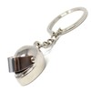 VmG-Store Motorcycle Helmet Keyring with Folding Visor