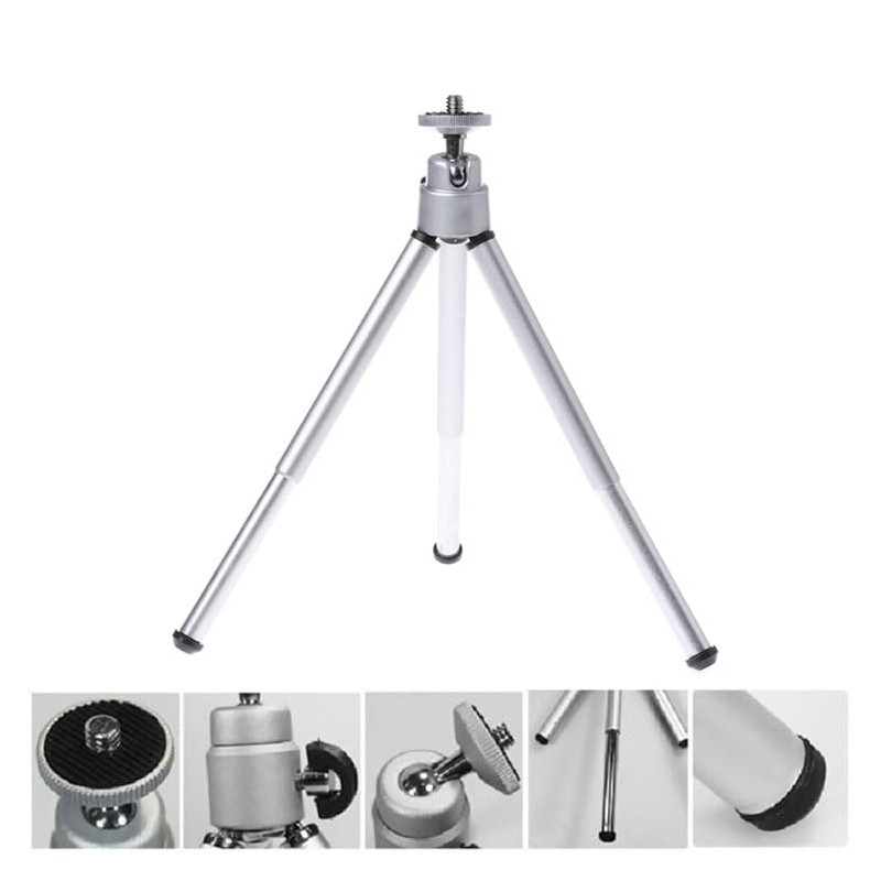 REFLEX CAMERA Lightweight Extendable Mini Tripod 5.9-7.9in – Aluminum Desktop