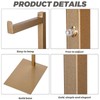 Sintuff Adjustable Cloth Display Stand 48-72 Inches Single Garment Rack
