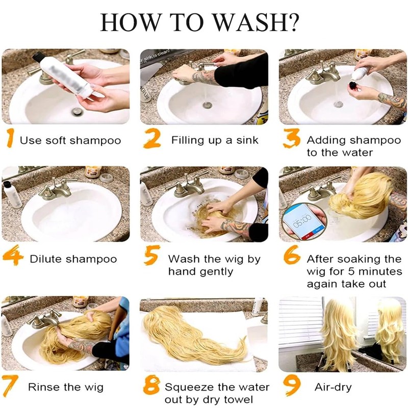 Esmee Long Wave Mixed Brown Wig for Women with Curtain