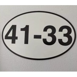 Philadelphia Eagles Super Bowl 52 & 59 Car/Outdoor Magnet. 41-33, 40-22!