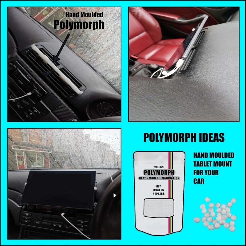 Hand Moldable Red Polymorph 100g Thermoplastic Unlimited Uses - Crafts,