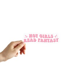 Hot Girls Read Fantasy Sticker Book Lover Sticker Love Reading Sticker Girly Cute Stickers Laptop Stickers Water Bottle Stickers Notebook Stickers