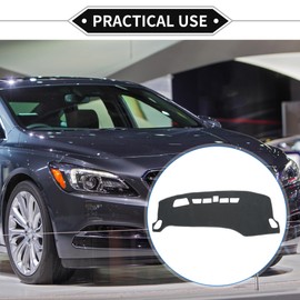 VekAuto Dash Cover Kit Compatible for Buick Envista 2024, Durable Polyester Gray Center Console Dashboard Cover Pad Carpet with Sticker