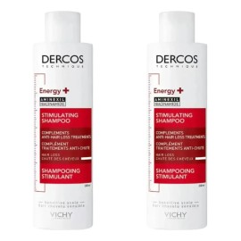 Shampoo Vichy Dercos Shampoo Anticaída Energy+ En 200 Ml De 400ml Por 2 Packs