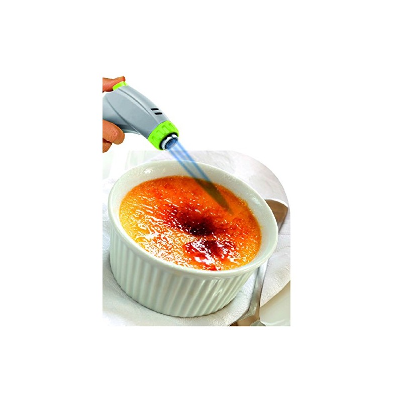 IBILI Mini Food Torch 12 cm, Grey/Green, 8 x 3