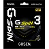 GOSEN GOSEN Tennis String G-SPIN3 17 GE-SPIN3 17 TSGS31 BLACK (BK)