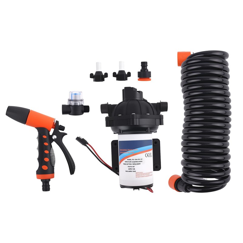 maXpeedingrods 70PSI Water Pump System, 12V/24V 5.5 GPM Water Pump