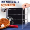 Colingmill Acrylic Baseball Display Case Wall Mounted Display Holder Shadow