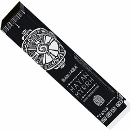 Banjara Mayan Myrrh Ethno Smudge Incense Sticks Meditation Agarbatti (12 Pack)