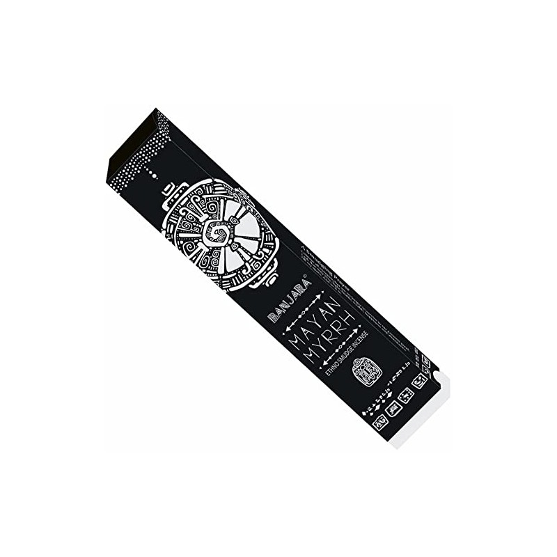 Banjara Mayan Myrrh Ethno Smudge Incense Sticks Meditation Agarbatti (12