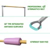 kechery Foldable & Moveable Gymnastics Horizontal Bar with Rings,3’to 5’Adjustable