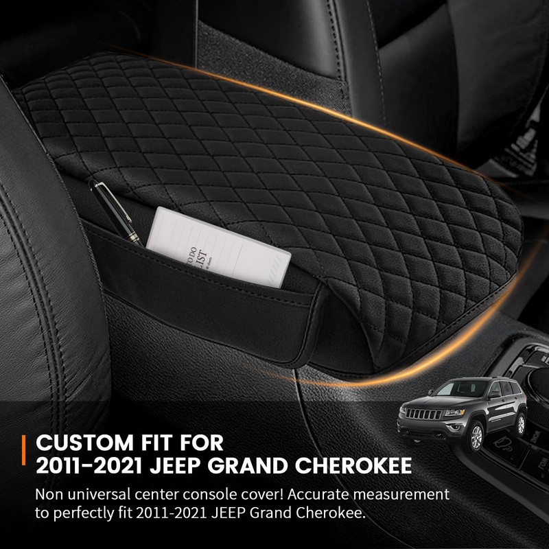 Rilsen Custom Fit for Center Console Cover 2011-2021 Jeep Grand