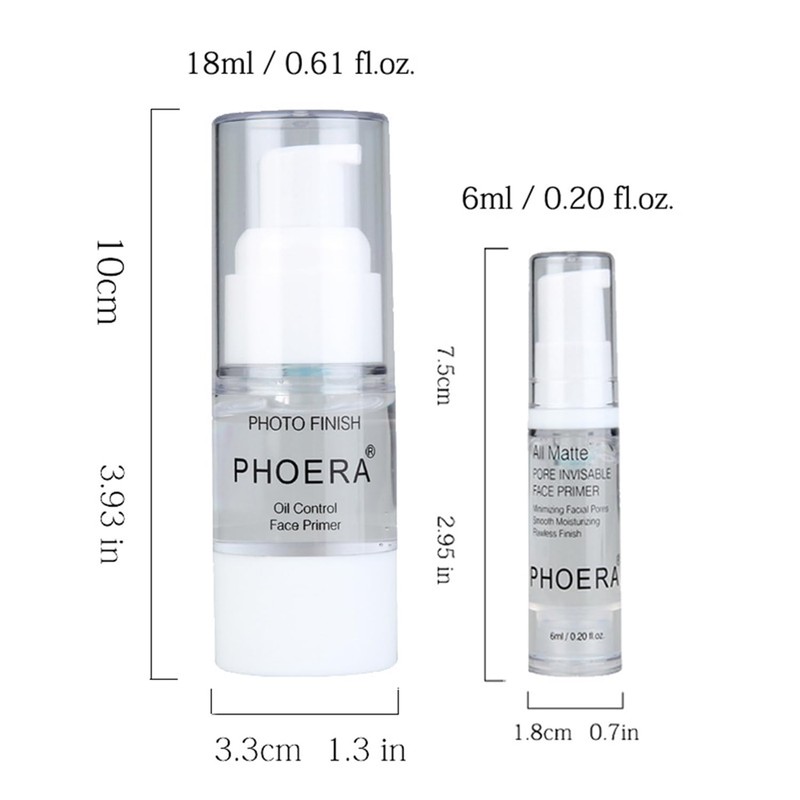 2Pcs Makeup Primer For PHOERA All Matte Oil Free Full