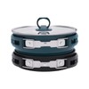 Portable Electric Hot Pot with Foldable Handles, Non-stick Frying Pan,