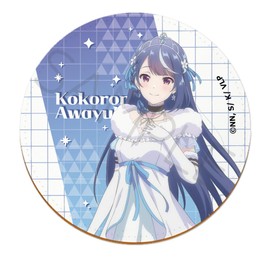 TV Anime "VTuber, I Forgot to Be a Legend" (Heart Sound Light Snow) Leather Coaster A