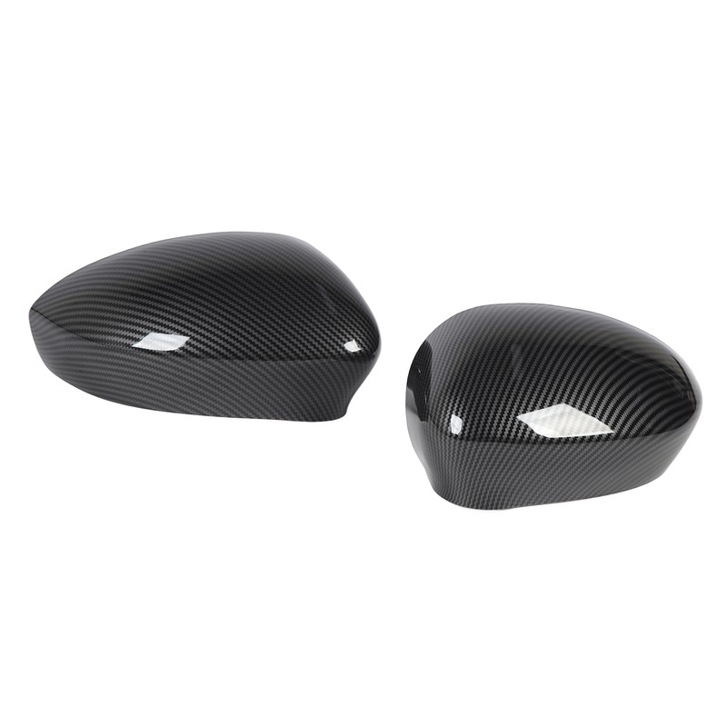 2 Pcs Door Side Rearview Mirror Cover Cap Left Right