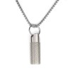 Haxtec Small Pill Box Titanium Pill Fob Necklace Nitro Mini