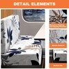 FUANGUI RV Dinette Cushion Covers - Stretch Camper Cushion Booth